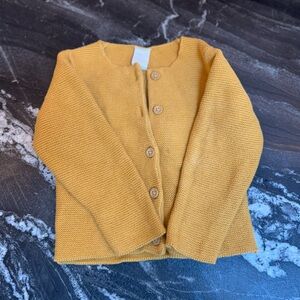 H&M Golden Knit Cardigan